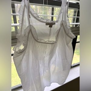 White Linen Tanktop American Eagle 🤍🇺🇸